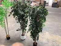 Mica decorations - diverse kunstplanten - plants in pot (7x) - afbeelding 2 van  7