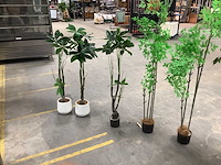 Mica decorations - diverse kunstplanten - plants in pot (7x) - afbeelding 4 van  7