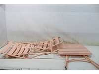 Mica decorations evita bistroset set van 3 metaal lichtroze - afbeelding 2 van  3