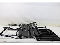 Mica decorations evita bistroset set van 3 metaal zwart - afbeelding 2 van  3