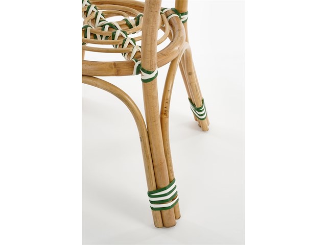 Mica decorations mandox bistrotafel voor buiten h66 x 50 cm donkergroen wit - afbeelding 2 van  4