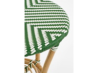 Mica decorations mandox bistrotafel voor buiten h66 x 50 cm donkergroen wit - afbeelding 3 van  4