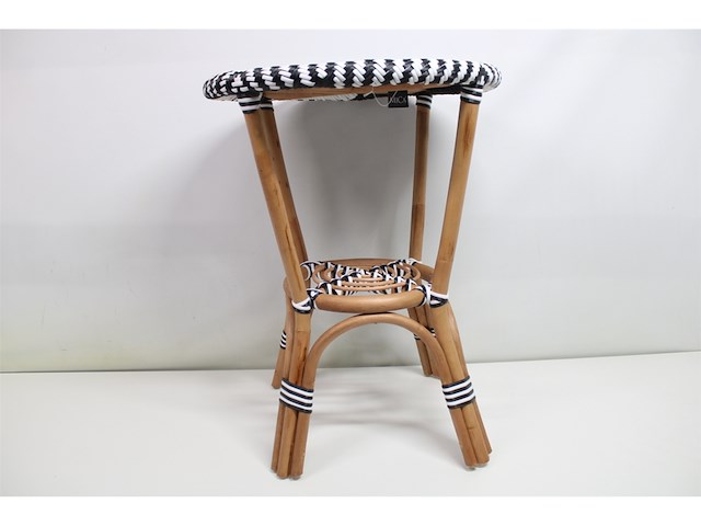 Mica decorations mandox bistrotafel voor buiten h66 x 50 cm zwart, wit - afbeelding 1 van  1