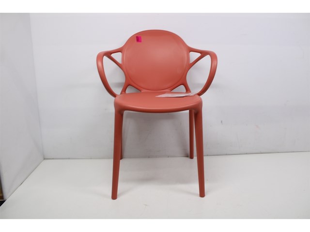 Mica decorations nebraska tuinstoel l56 x b57 x h80 cm zalm - afbeelding 2 van  3