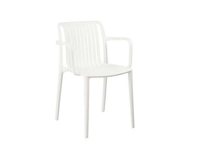 Mica decorations paloma tuinstoel l53 x b53 x h77,5 cm polypropyleen wit - afbeelding 1 van  1