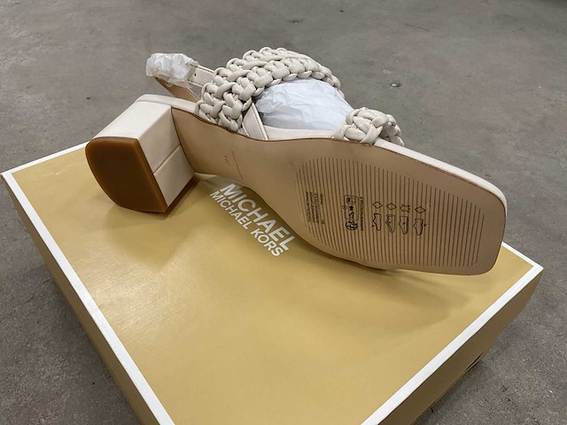 Michael kors audrina block heel 40t5aums1l paar damesschoenen (maat 8m) - afbeelding 2 van  3