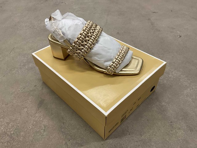 Michael kors audrina block heel 40t5aums1m paar damesschoenen (maat 8m) - afbeelding 1 van  3