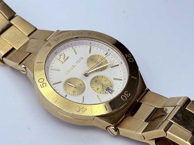 Michael kors wyatt mk-5933 chronograaf herenhorloge - afbeelding 4 van  7