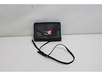 Michael kors xbody leather zwart - afbeelding 1 van  2