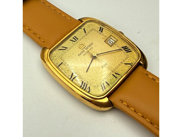 Michel herbelin automatisch vintage horloge - afbeelding 1 van  6