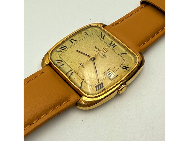 Michel herbelin automatisch vintage horloge - afbeelding 2 van  6