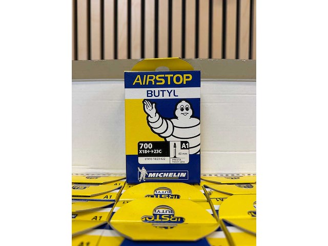 Michelin - a1 airstop 700 x 18-23c - binnenband (41x) - afbeelding 3 van  8