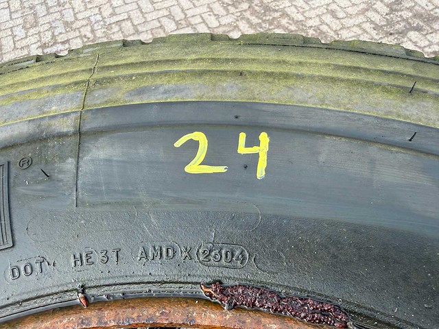 Michelin - band 11r22.5 xzy-2 (5x) - afbeelding 7 van  15