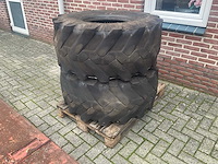 Michelin 445/70r19,5 band, wiel en velg (2x) - afbeelding 1 van  7