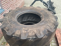 Michelin 445/70r19,5 band, wiel en velg (2x) - afbeelding 3 van  7