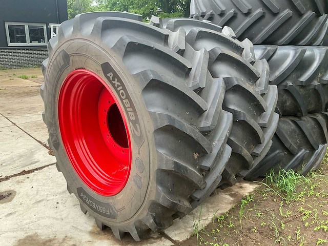 Michelin axiobib 2 tractorband met velg (2x) - afbeelding 3 van  6