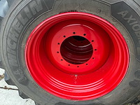 Michelin axiobib 2 tractorband met velg (2x) - afbeelding 4 van  6