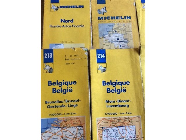 Michelin kaarten 7stuks - afbeelding 2 van  4
