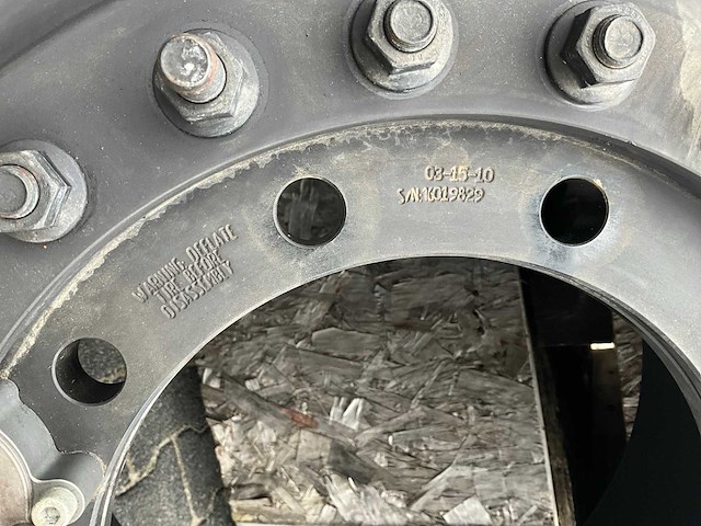 Michelin x 395/85 r20 bamd met velg (4x) - afbeelding 10 van  12