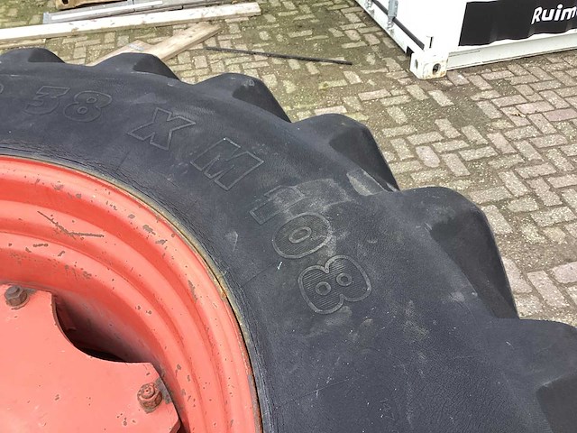 Michelin xm 108 band, wiel en velg (2x) - afbeelding 7 van  8