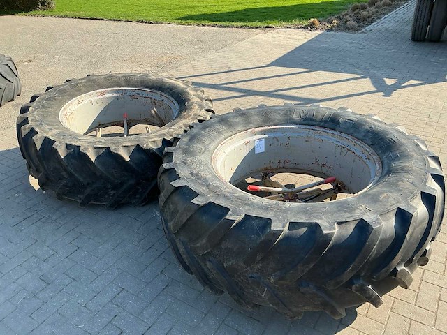 Michelin xm108 band met velg (dubbel lucht) (2x) - afbeelding 2 van  8