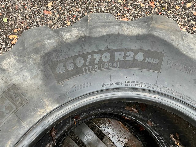 Michelin xmcl 460/70 r24 band, wiel en velg - afbeelding 4 van  12