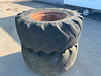 Michelin xmcl 460/70r24 band met velg - afbeelding 2 van  4