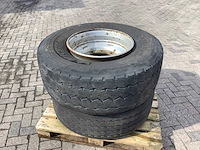 Michelin xzy3 425/65 r 22.5 band met velg (2x) - afbeelding 1 van  4