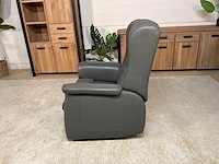Michigan draaibare electrische leren relaxfauteuil - afbeelding 8 van  14