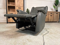 Michigan draaibare electrische leren relaxfauteuil - afbeelding 6 van  14