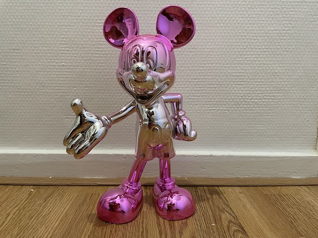 Mickey mouse beeld , roze - afbeelding 2 van  6