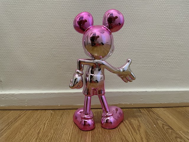 Mickey mouse beeld , roze - afbeelding 3 van  6