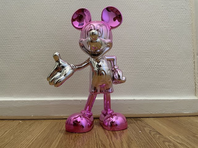 Mickey mouse beeld , roze - afbeelding 6 van  6
