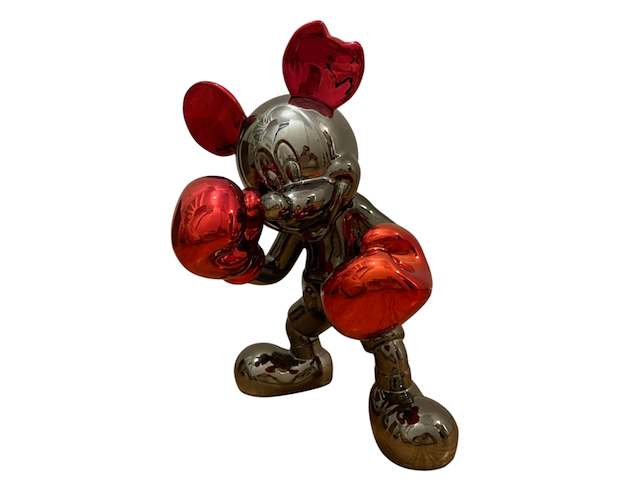 Mickey mouse knock-out! pop art beeld - afbeelding 1 van  8