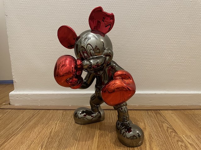 Mickey mouse knock-out! pop art beeld - afbeelding 5 van  8