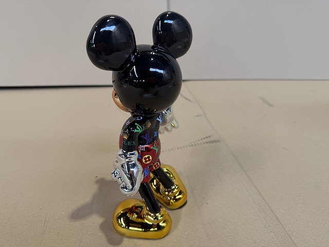 Mickey mouse, lior24, zwart / rood / goud / roségoud en zilver - afbeelding 3 van  4