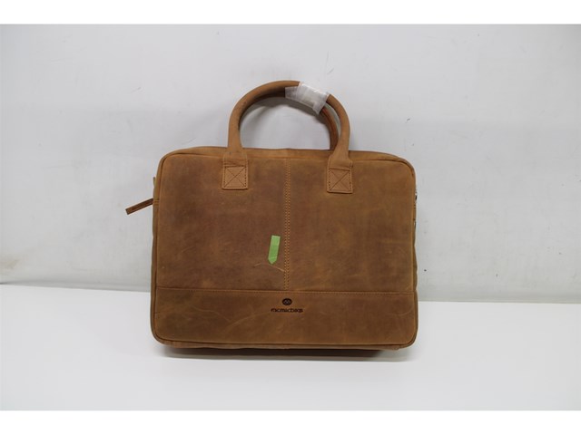 Micmacbags nevada laptoptas 156 inch leer a4 bruin - afbeelding 1 van  2