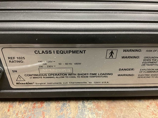 Microaire power supply - afbeelding 7 van  7