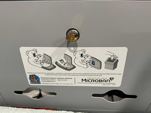 Microban koala care babyverschoonstation - afbeelding 4 van  9