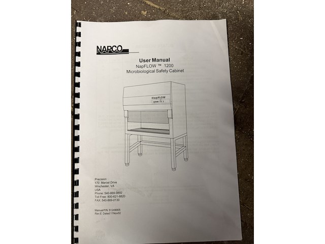 Microbiologische veiligheidskast, thermo, napflow 1200 - afbeelding 3 van  3