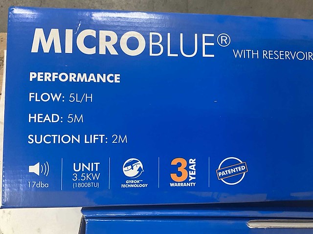 Microblue condenswaterpomp microblue met ivoor goot (2x) - afbeelding 4 van  5