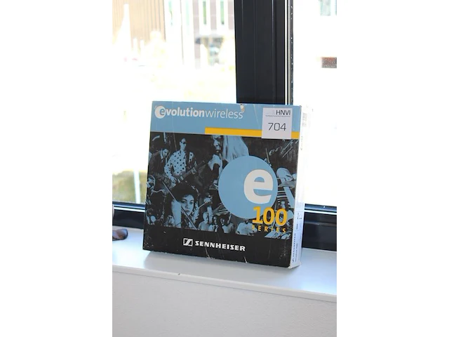 Microfoon headset sennheiser 100 met zender en ontvanger - afbeelding 2 van  2