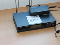 Microfoon headset sennheiser met zender en ontvanger - afbeelding 2 van  2