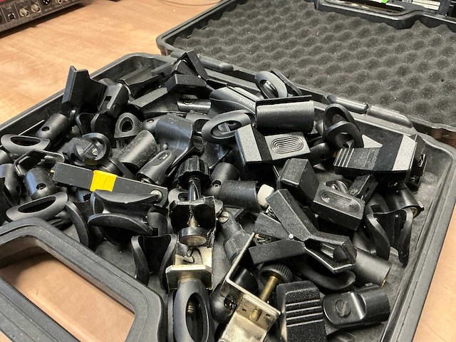 Microfoonklemmen in koffer - afbeelding 2 van  3