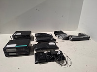Microfoonset, shure, 4x slx4 met beltpack en accesoires - afbeelding 1 van  9