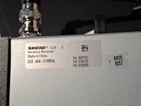 Microfoonset, shure, 4x slx4 met beltpack en accesoires - afbeelding 4 van  9