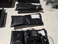 Microfoonset, shure, 4x slx4 met beltpack en accesoires - afbeelding 5 van  9