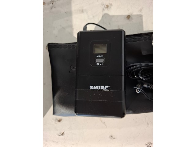 Microfoonset, shure, 4x slx4 met beltpack, handheld en accesoires - afbeelding 6 van  8