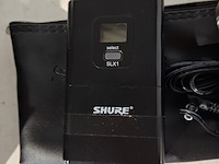 Microfoonset, shure, 4x slx4 met beltpack, handheld en accesoires - afbeelding 6 van  8