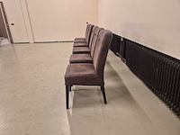Microleer - eetkamer - stoelen - dining chair (6x) - afbeelding 3 van  8